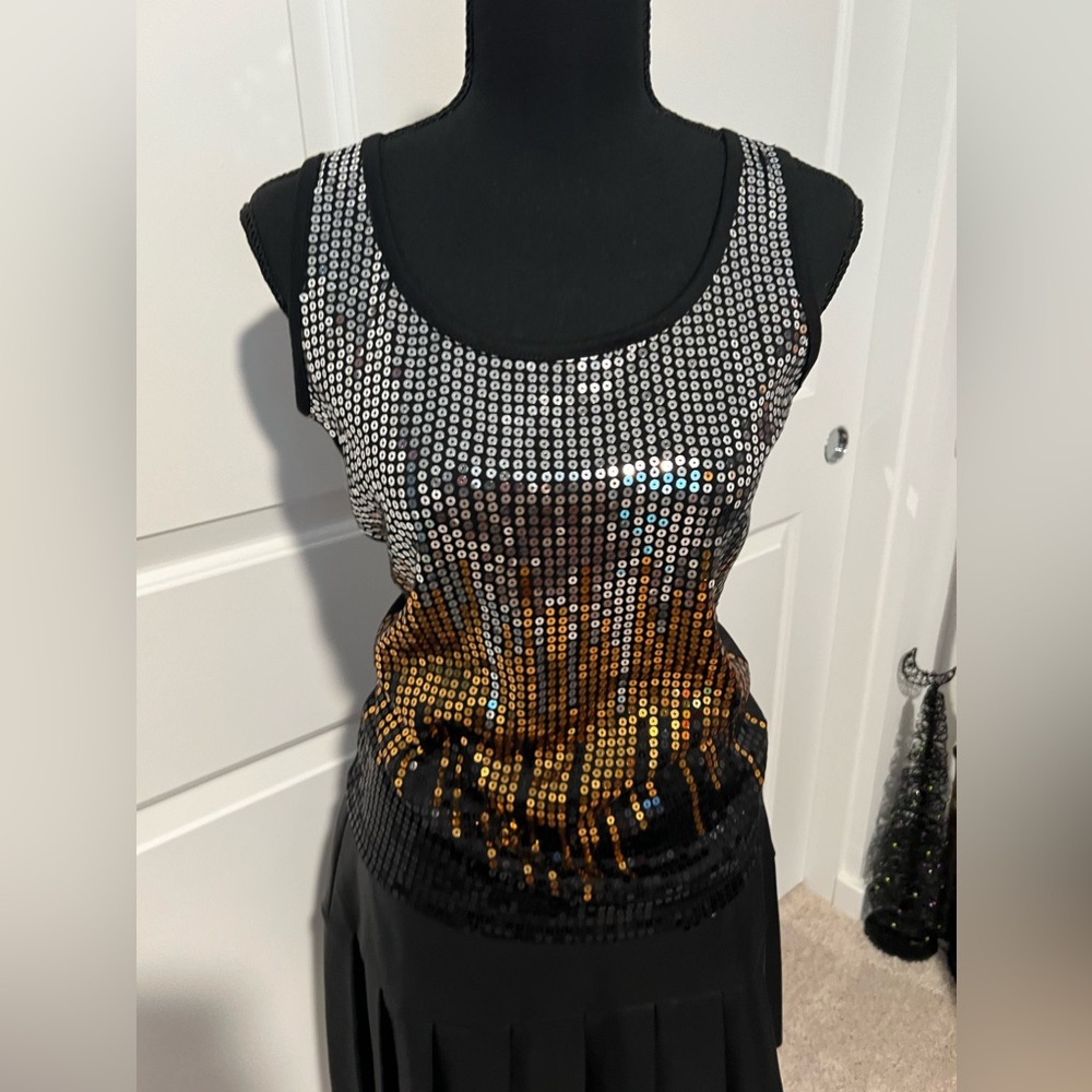 Bingo City lights Sequin Tank size Small